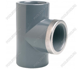 Тройник 90° c металлическим кольцом EFFAST d25x3/4