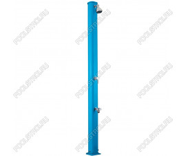 Душ солнечный AquaVaiva Jolly S 22л Light Blue, Алюминиевый с мойкой для ног