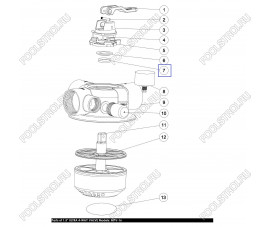 Уплотнительное кольцо AquaViva для ротора крана MPV16 2011095
