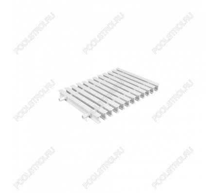 Переливная решетка 2-е. соед. AquaViva 245*25mm Classik 46 шт/1м. пог